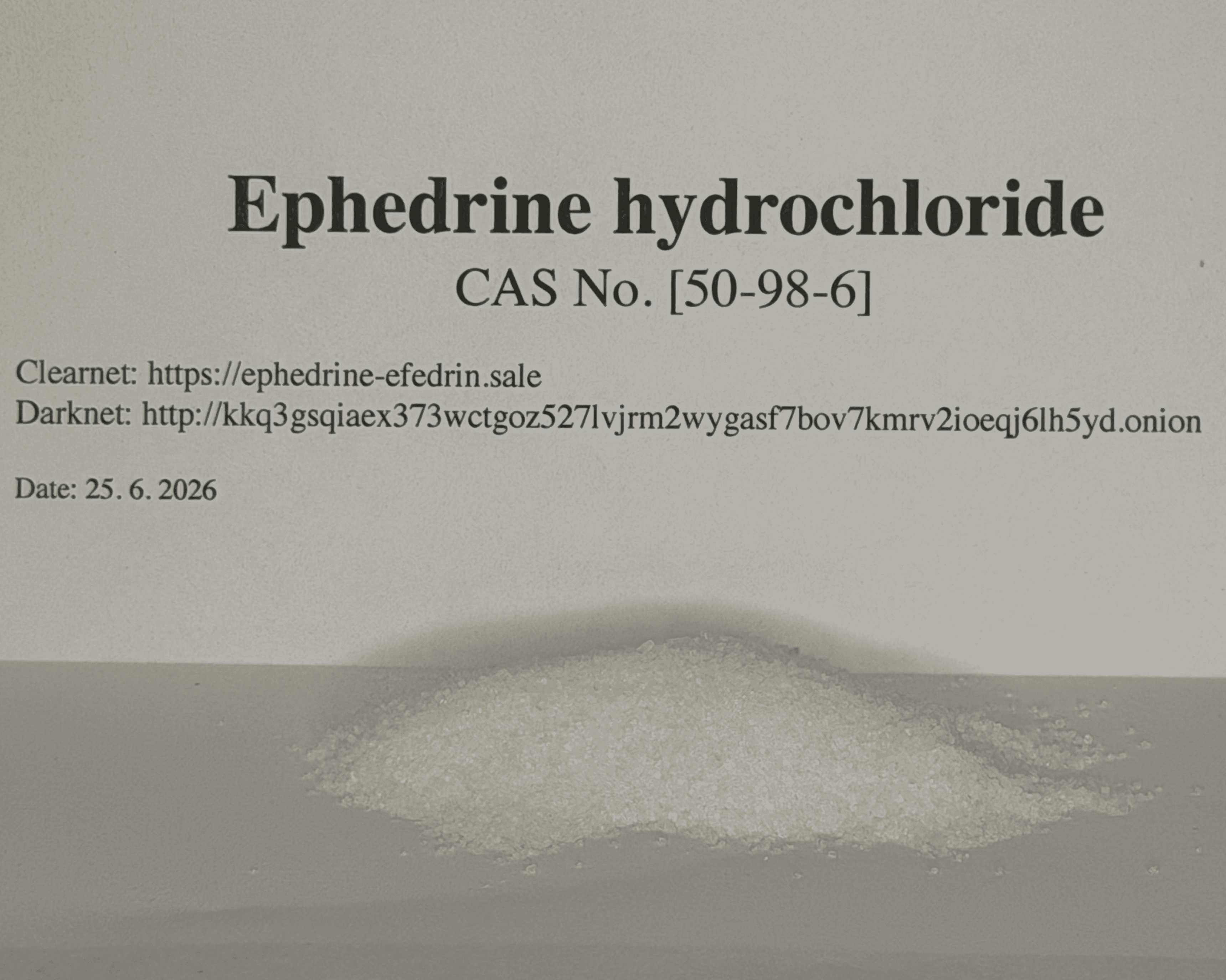 Ilustrační balení produktu EPHEDRINE